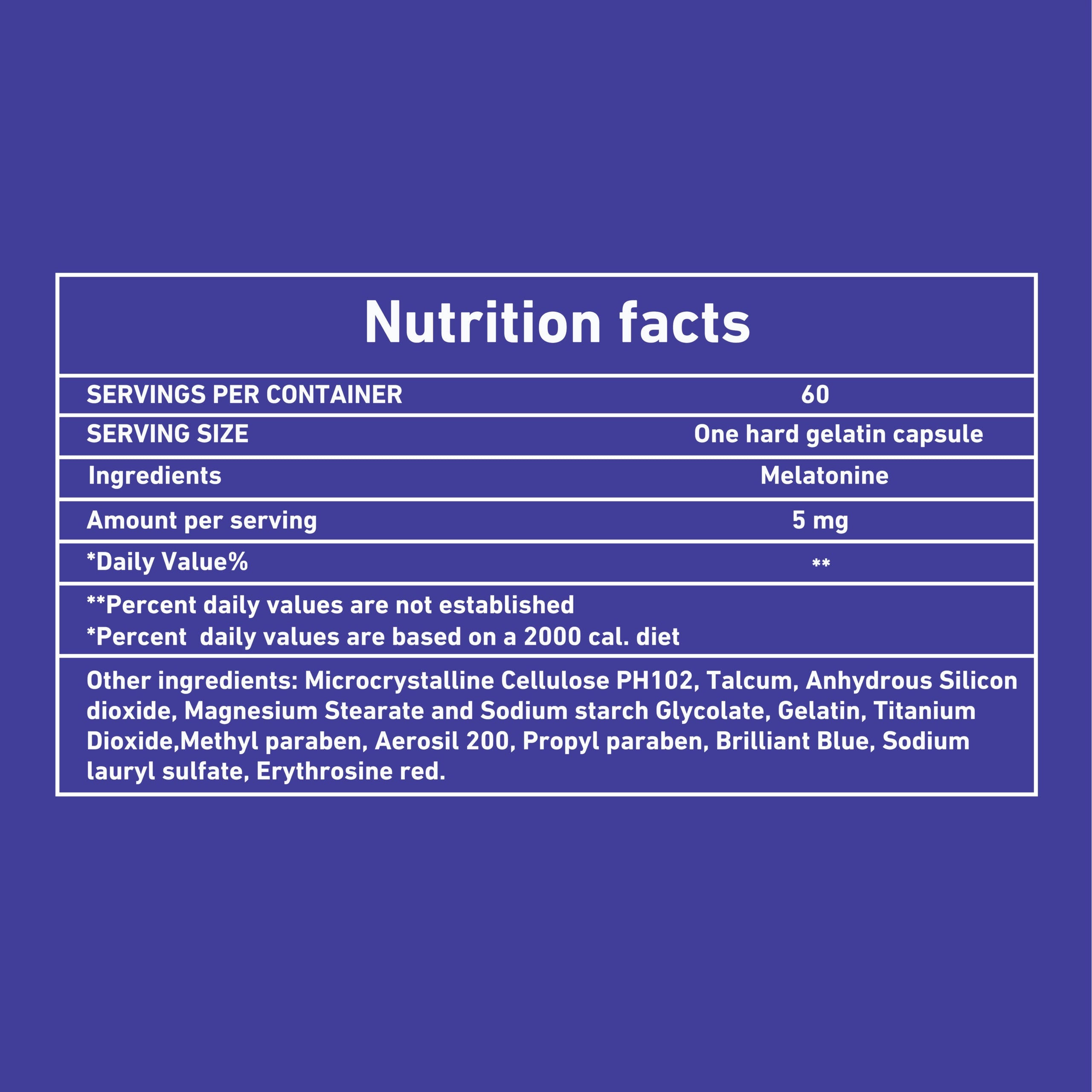 dozova melatonin 5 mg 60