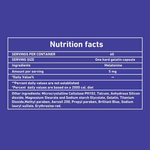 dozova melatonin 5 mg 60