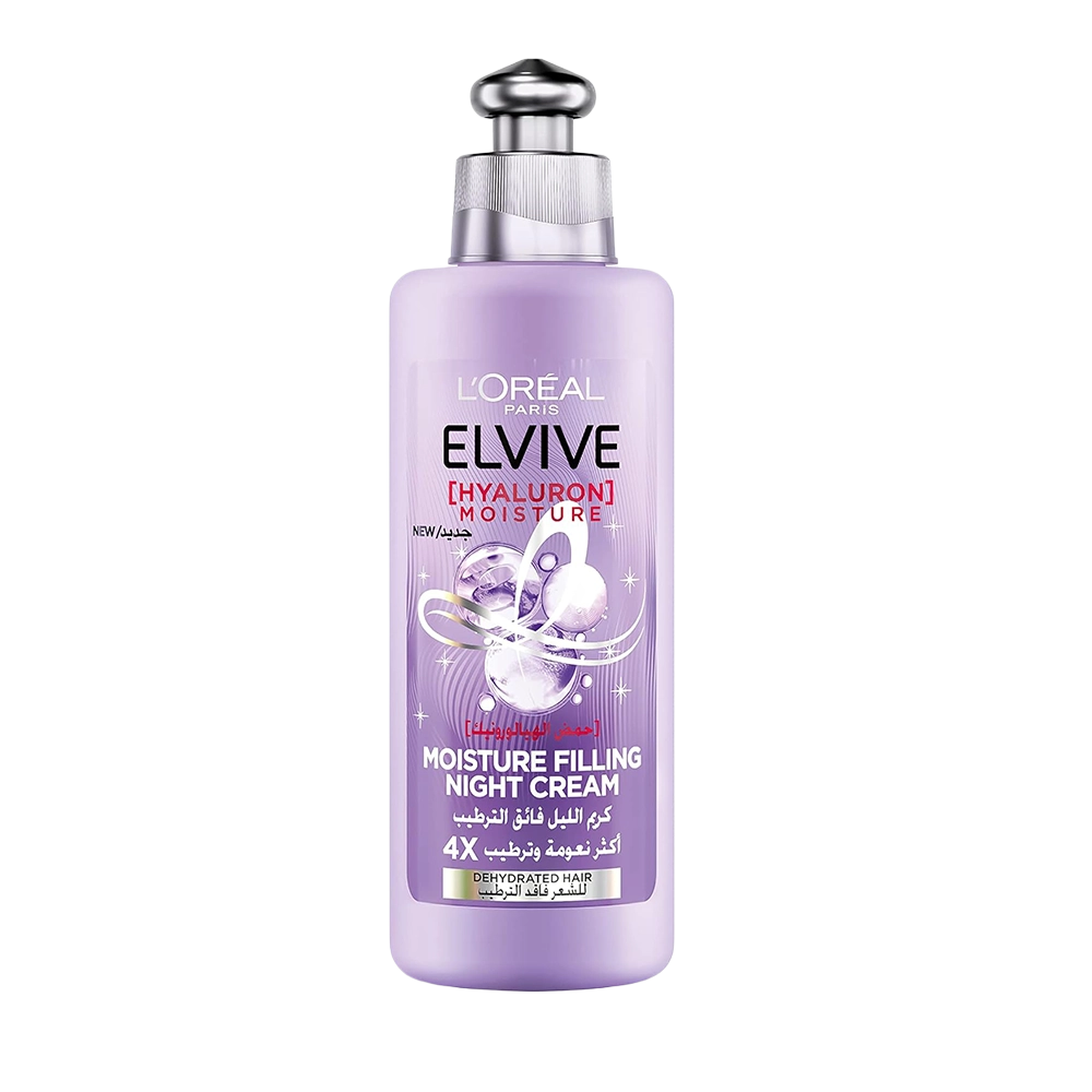 elvive Hyaluron Moisturizing Night Hair Cream 200 ml