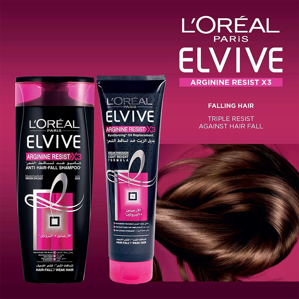 elvive Arginine Anti-Hair Loss Shampoo 600 ml