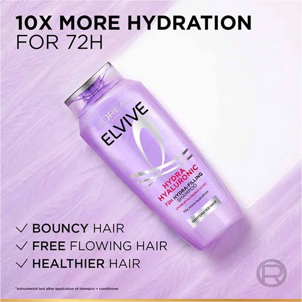 elvive Hyaluronic Shampoo for Dehydrated Hair 200 ml