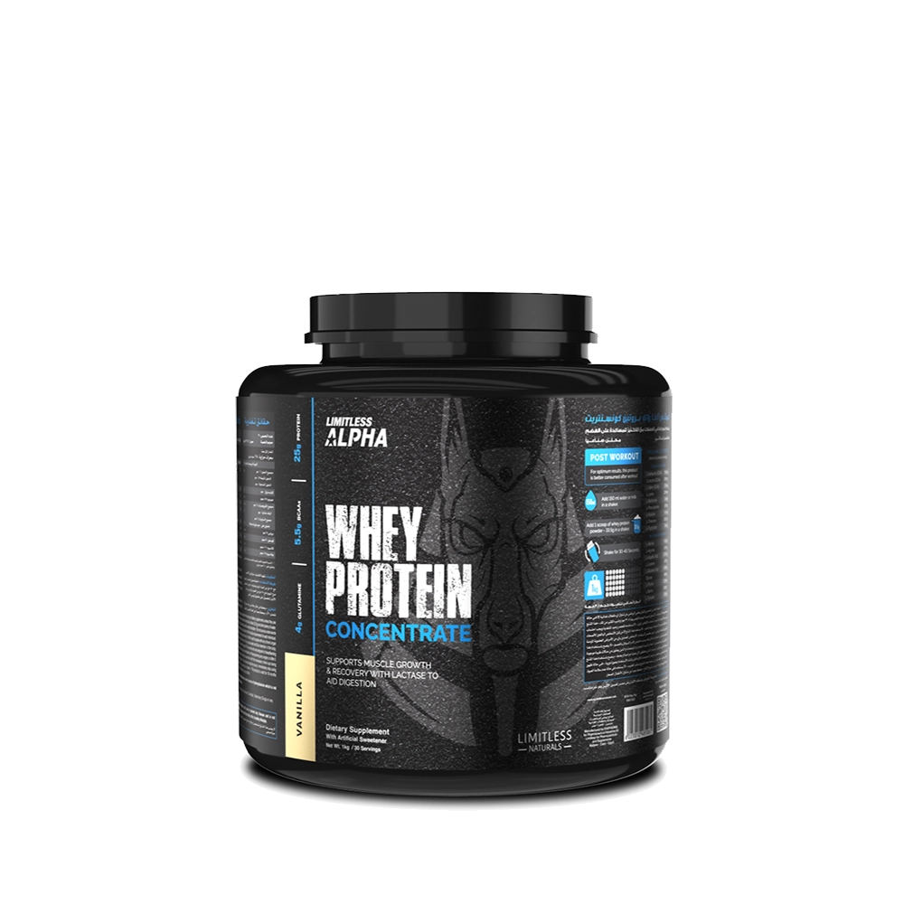 Limitless Alpha Whey Protein concentrate   1KG