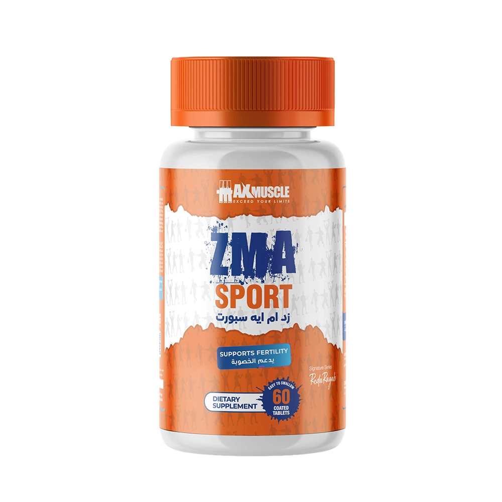 max muscle ZMA sport-30serv.-60 coated tablets
