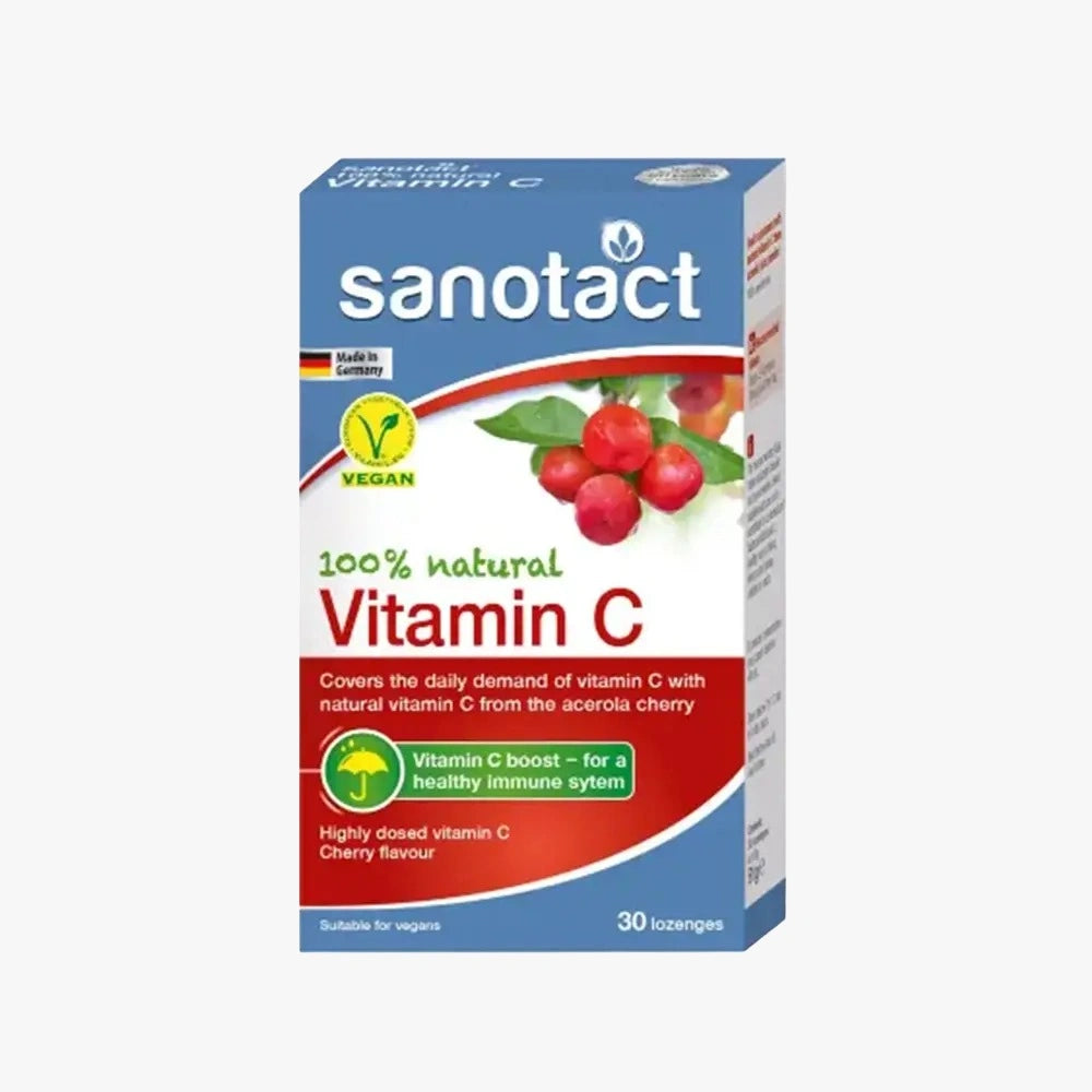 sanotact 100% nat viamin c 30 lozenge