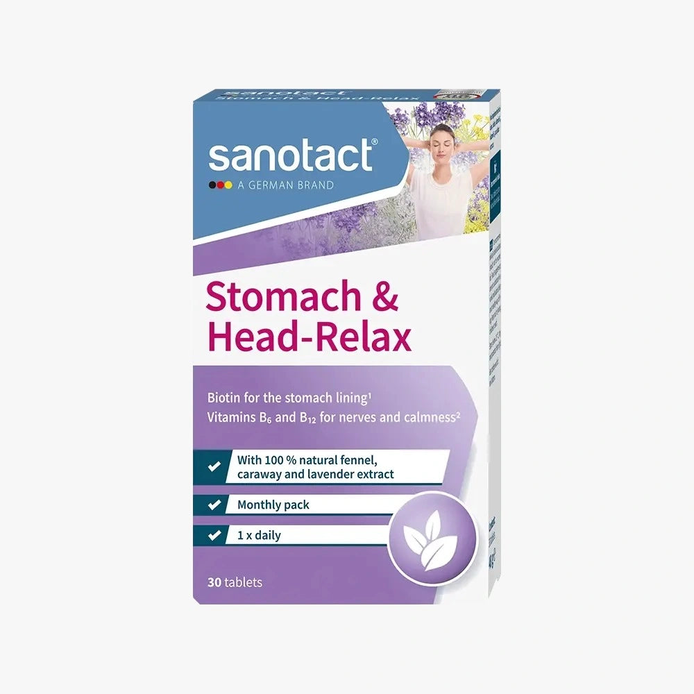 sanotact stomach head relax 30 tab